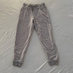 Splendid Gray Kids Joggers with Star Accents